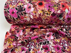 Isoli - blomstret i lækre pink toner